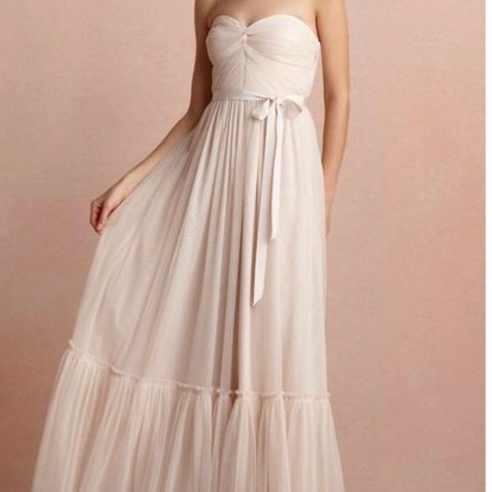 BHLDN Nicities Bridesmaid Dress 6 Blush Pink